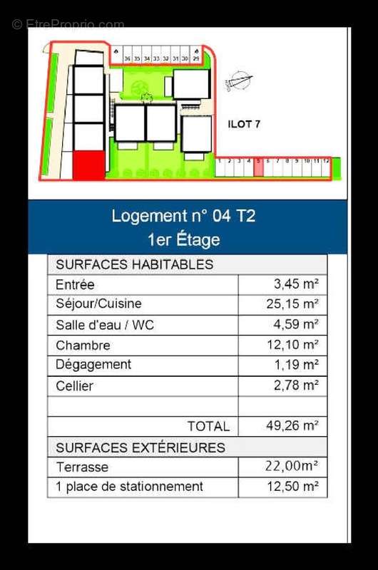 Appartement à CLAVETTE