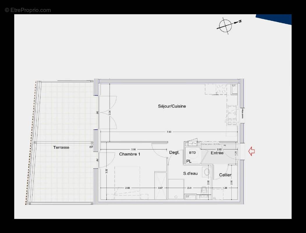 Appartement à CLAVETTE