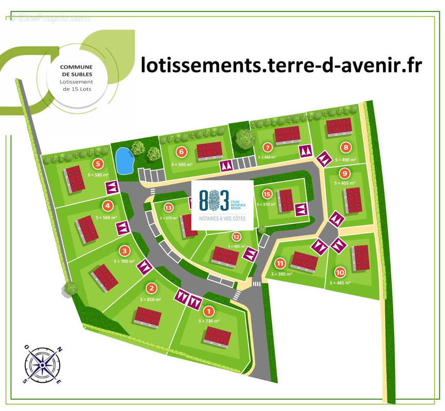 Terrain à SUBLES