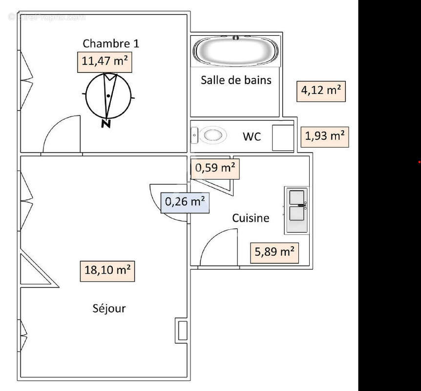 Appartement à ASNIERES-SUR-SEINE