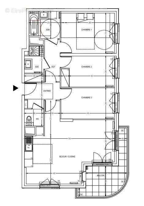 Appartement à CLICHY