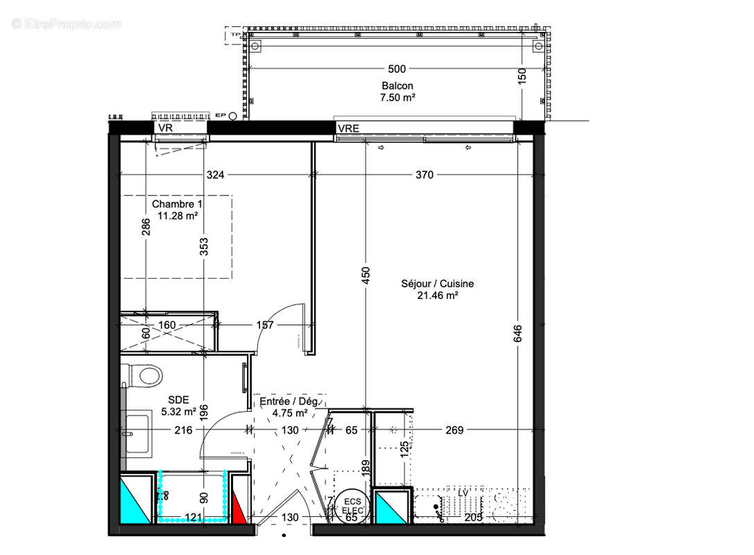 Appartement à BENESSE-MAREMNE