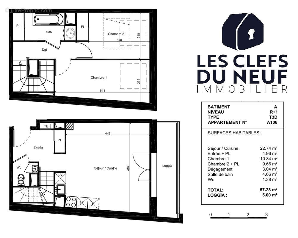 Appartement à TOULOUSE