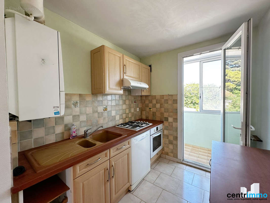 Vente appartement Montpellier Ouest F3 Centrimmo cuisine - Appartement à MONTPELLIER