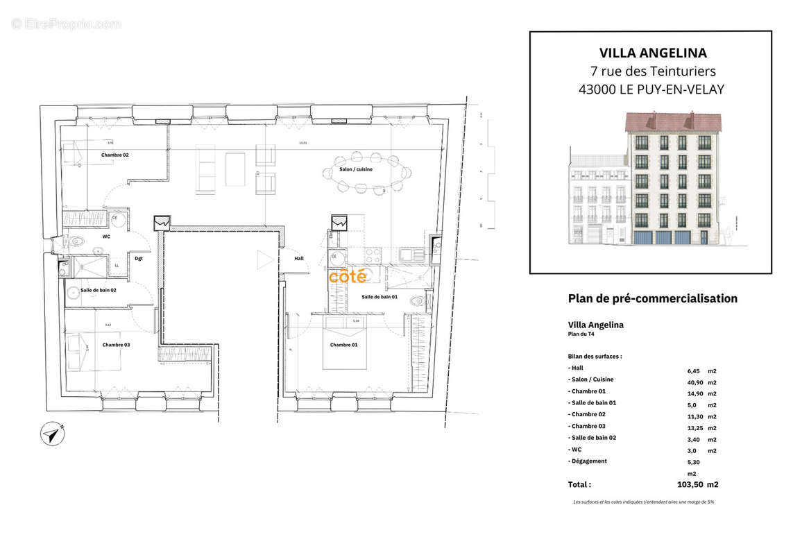 Appartement à LE PUY-EN-VELAY