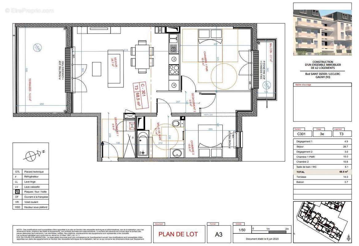 Appartement à GAGNY