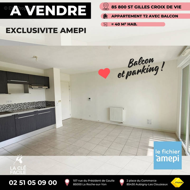 Appartement à SAINT-GILLES-CROIX-DE-VIE