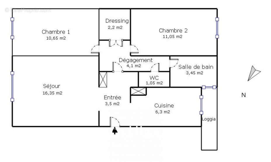 Appartement à MARSEILLE-8E