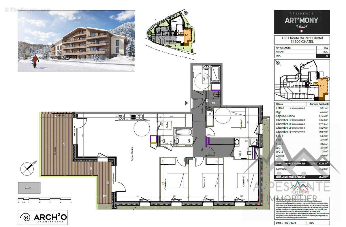 vente-programme-neuf-appartement-standing-chatel-alpesvente - Appartement à CHATEL