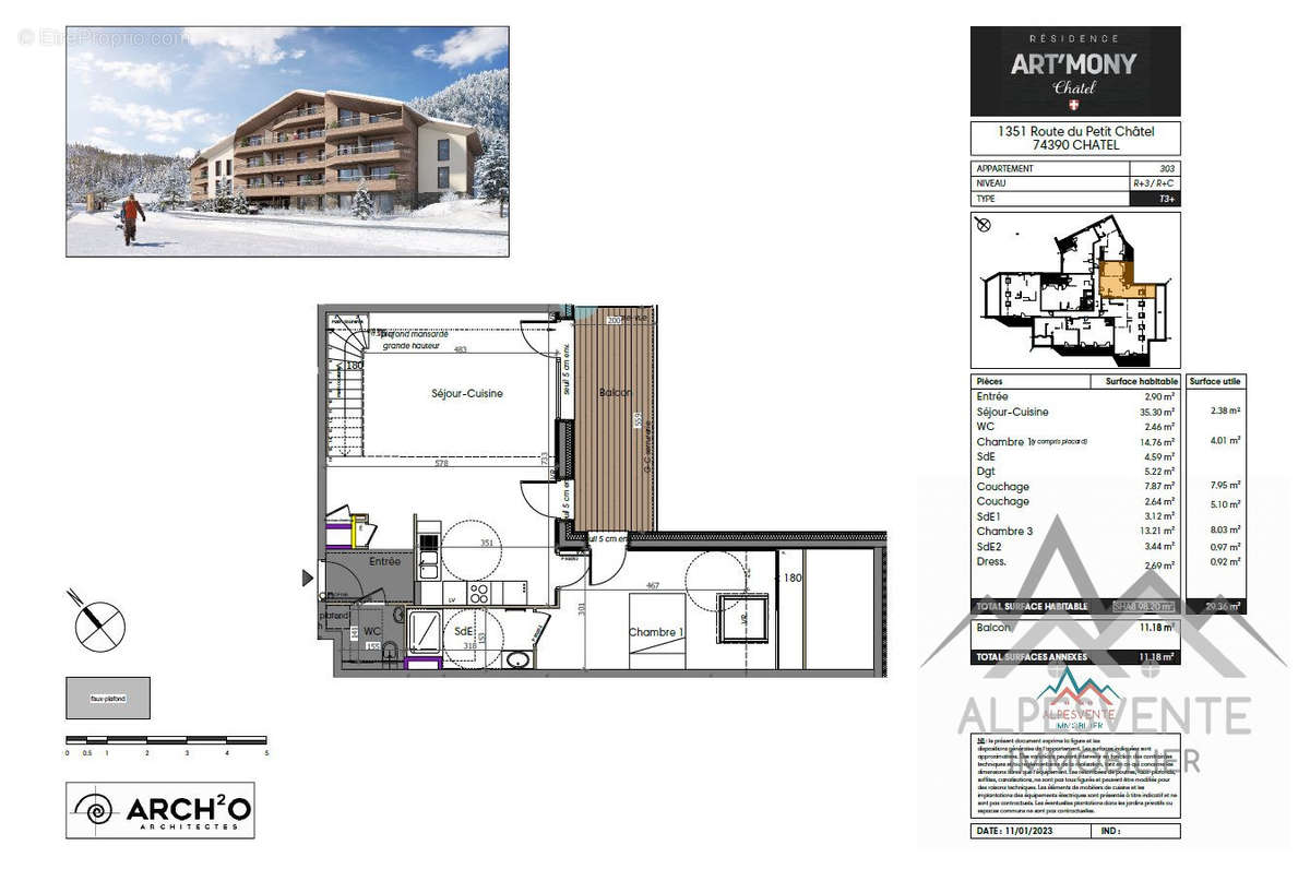 vente-programme-neuf-appartement-standing-chatel-alpesvente - Appartement à CHATEL