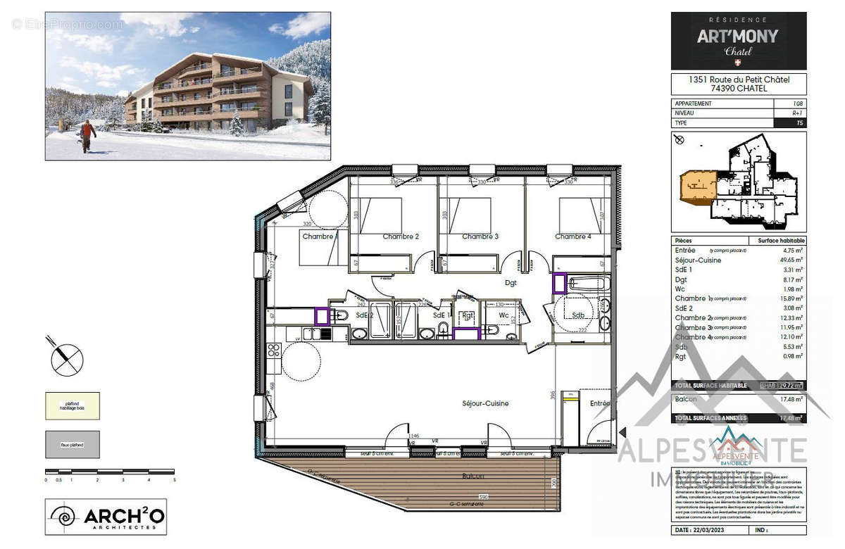 Appartement à CHATEL