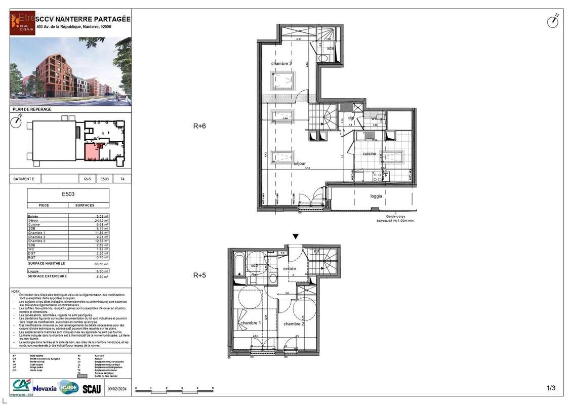 Appartement à NANTERRE