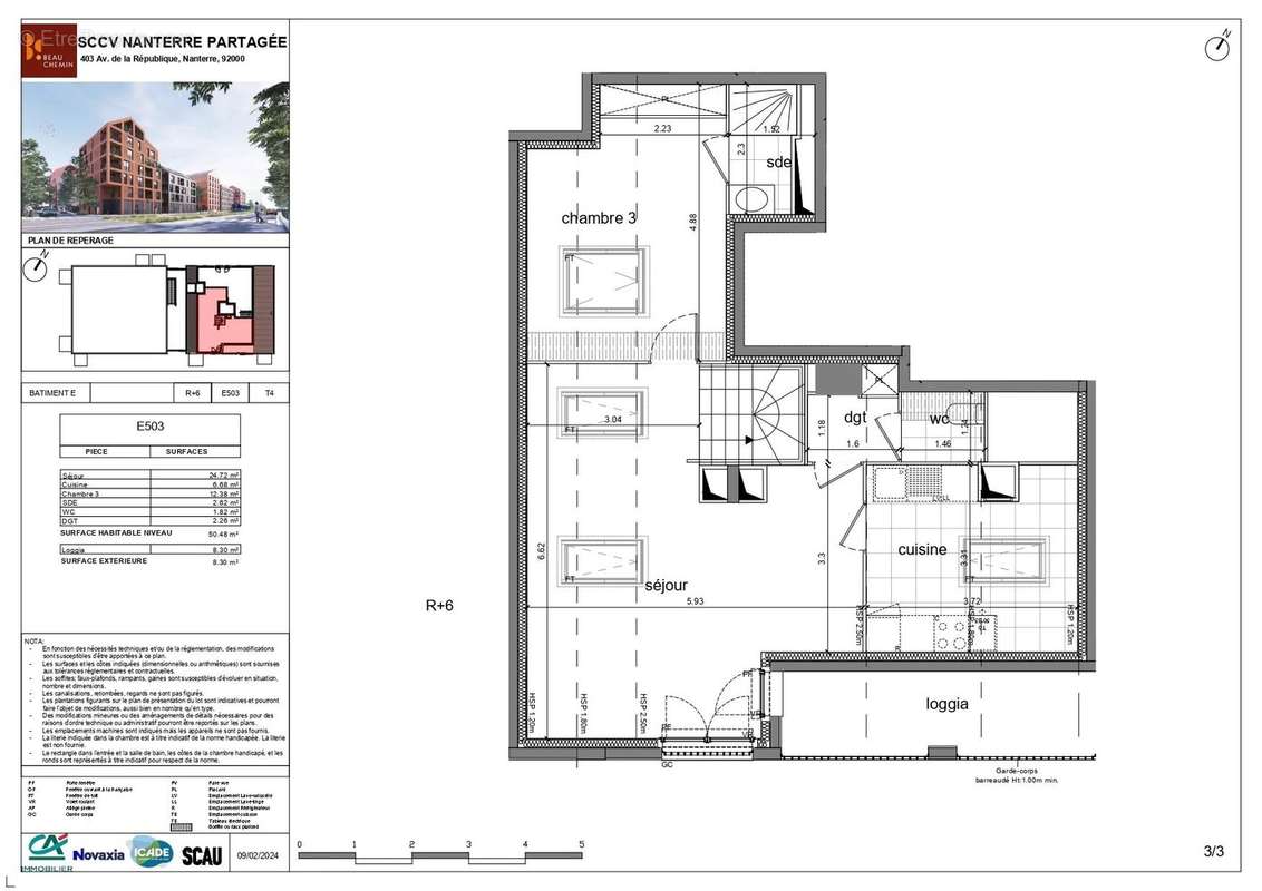 Appartement à NANTERRE