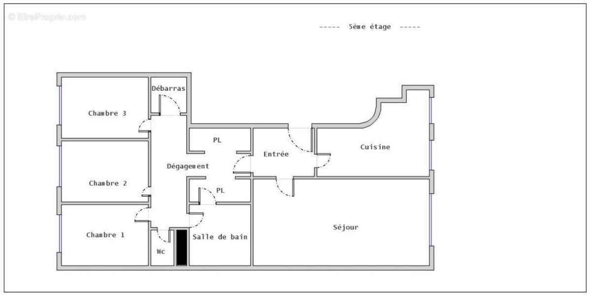 Appartement à PARIS-20E