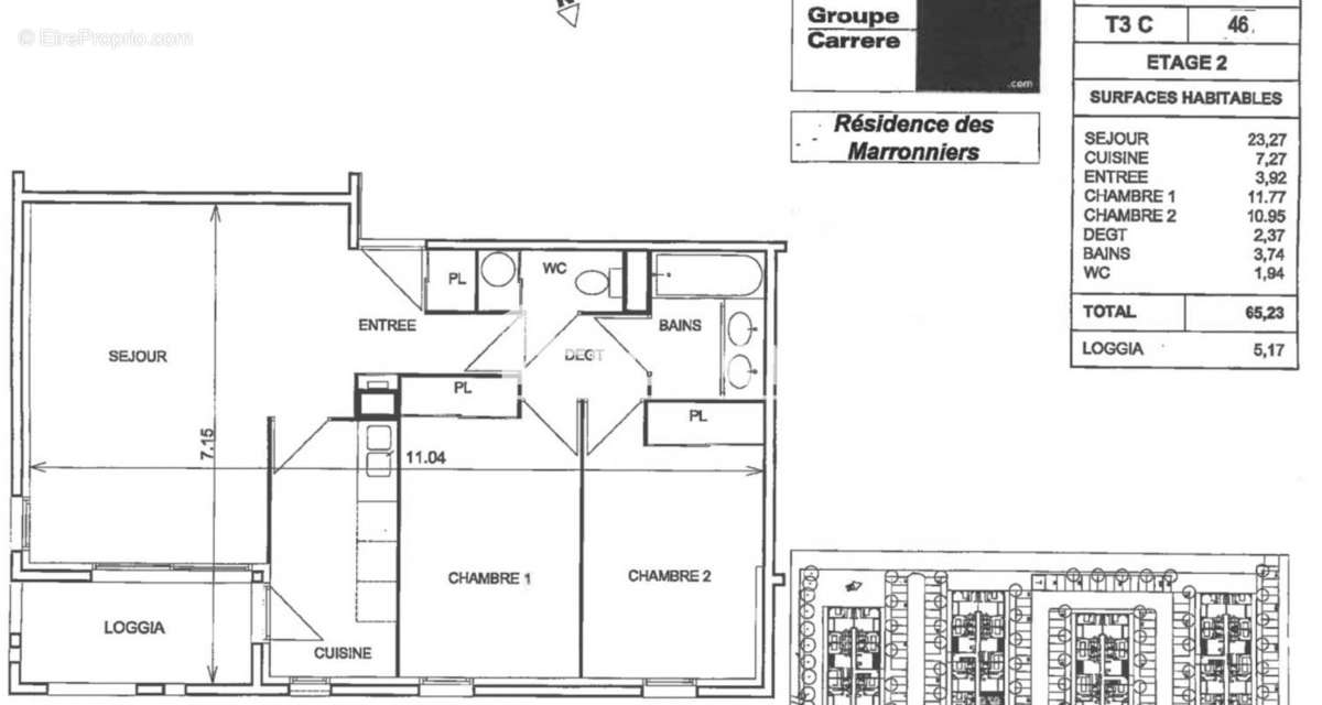 Appartement à MERIGNAC