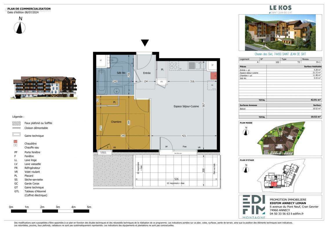 Appartement à SAINT-JEAN-DE-SIXT