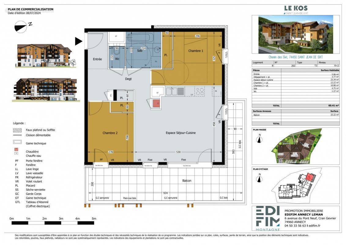 Appartement à SAINT-JEAN-DE-SIXT