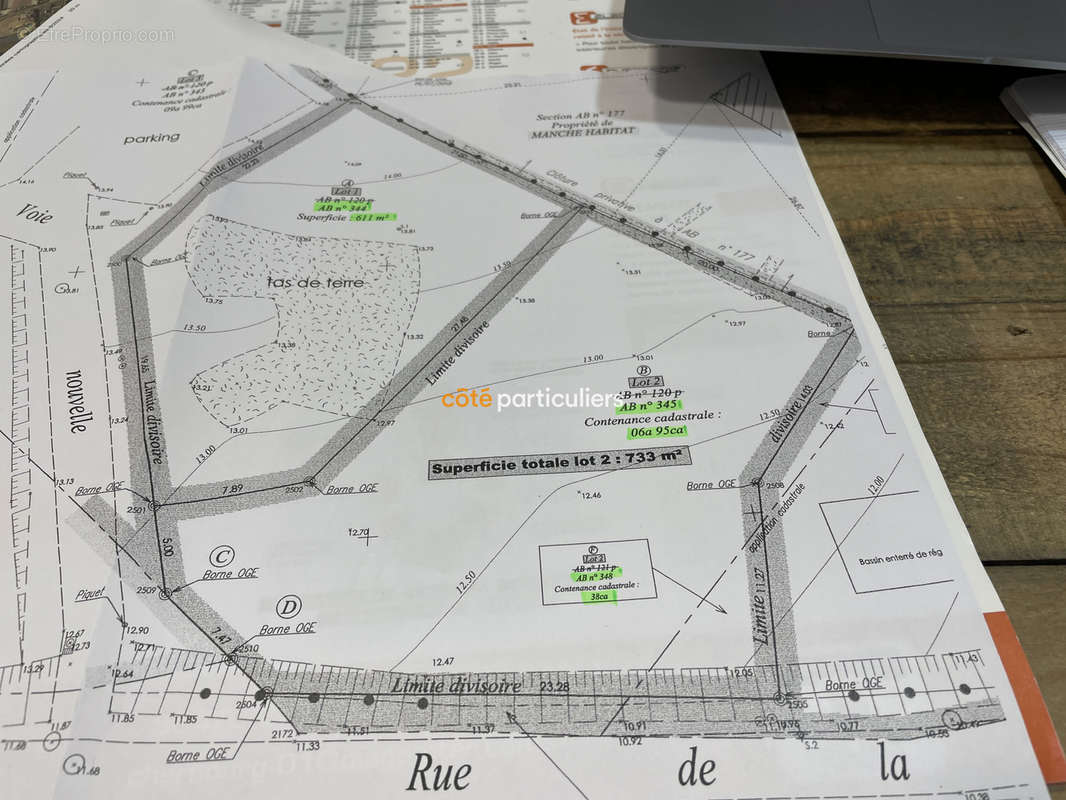 Terrain à BAUPTE