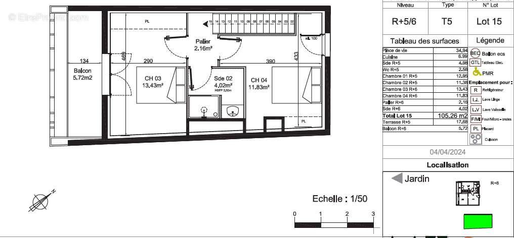 Appartement à SAINT-HERBLAIN