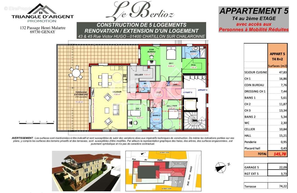 Appartement à BOURG-EN-BRESSE