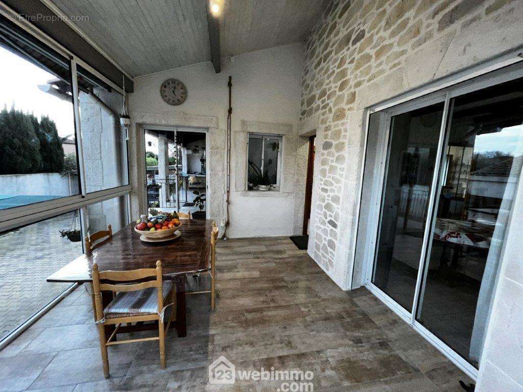 VERANDA SUR CUISINE ET TERRASSE - Maison à SAUSSAN