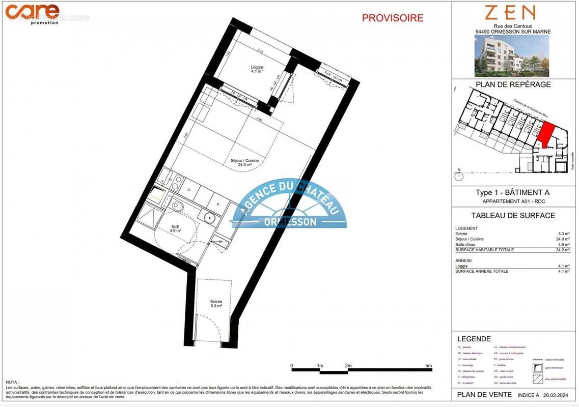 Appartement à ORMESSON-SUR-MARNE