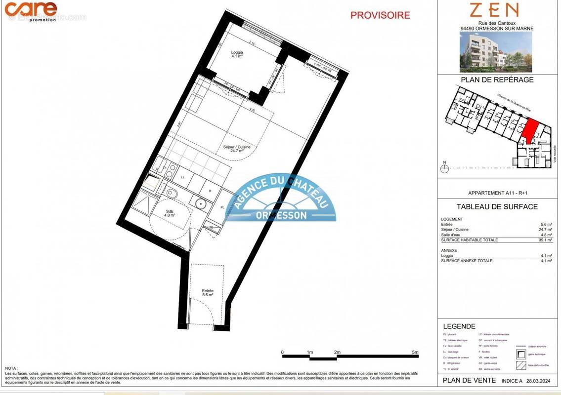 Appartement à ORMESSON-SUR-MARNE