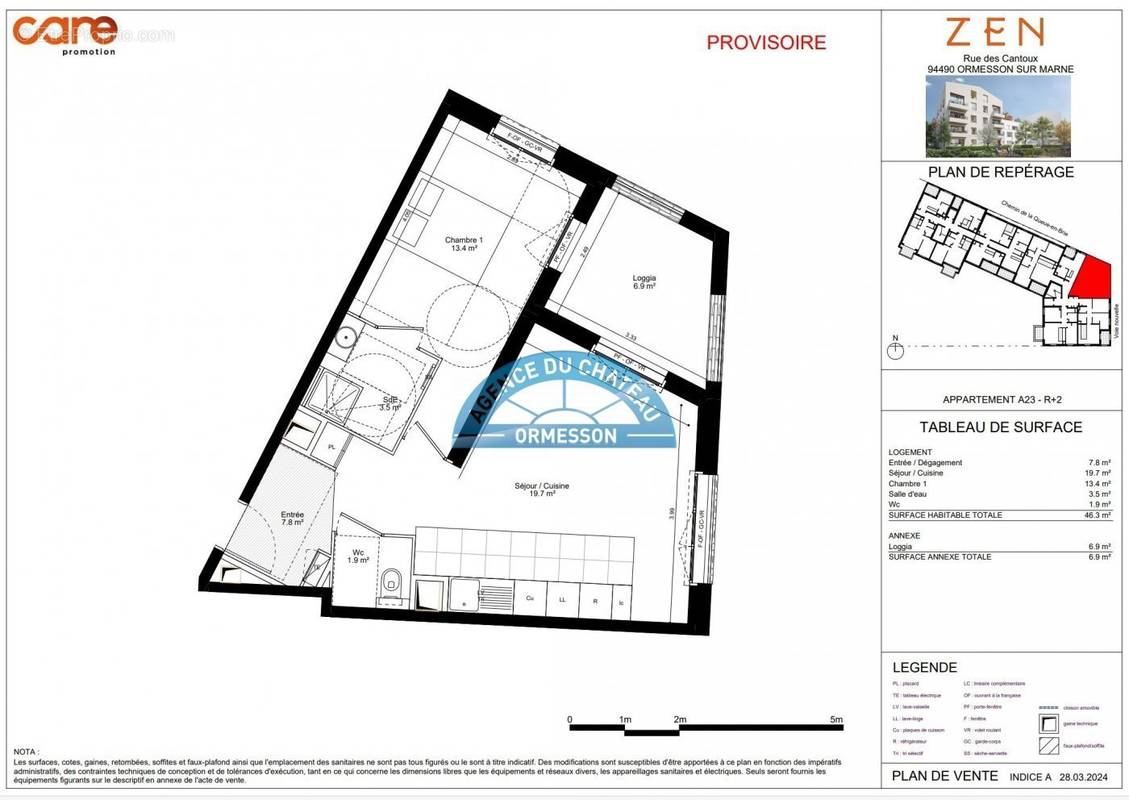 Appartement à ORMESSON-SUR-MARNE