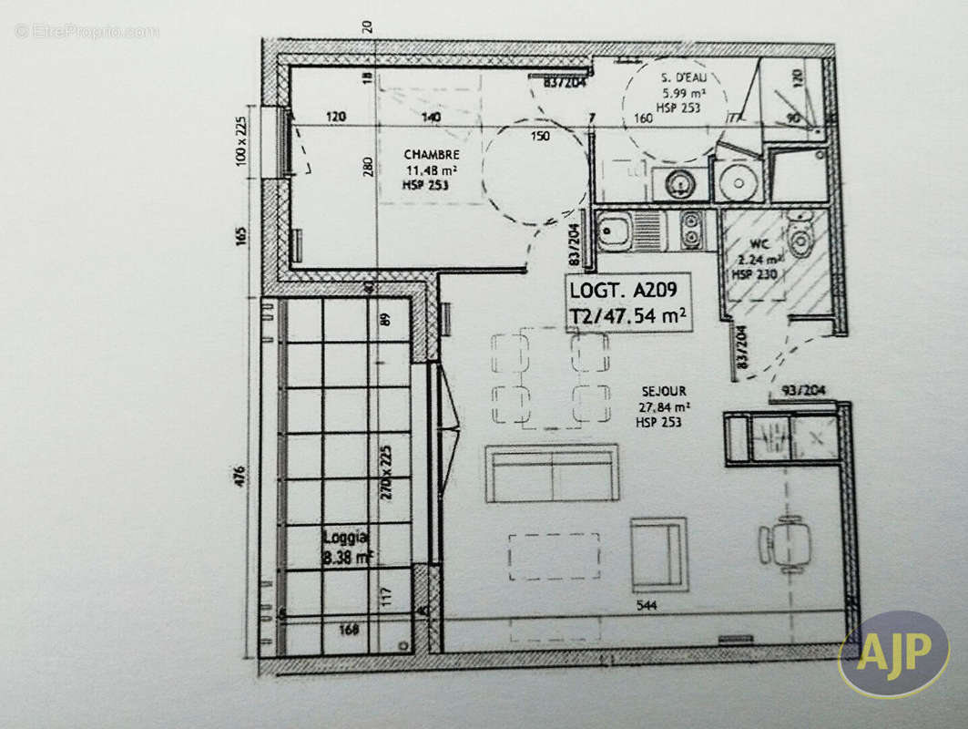 Appartement à MONTAIGU