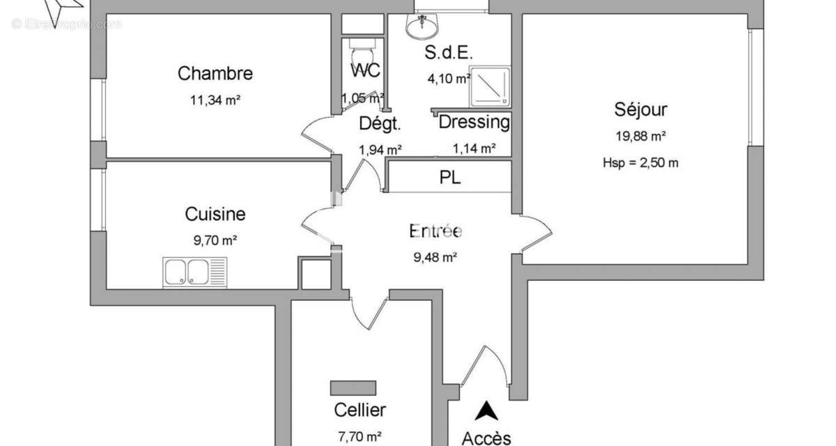 Appartement a louer meudon - 3 pièce(s) - 66 m2 - Surfyn