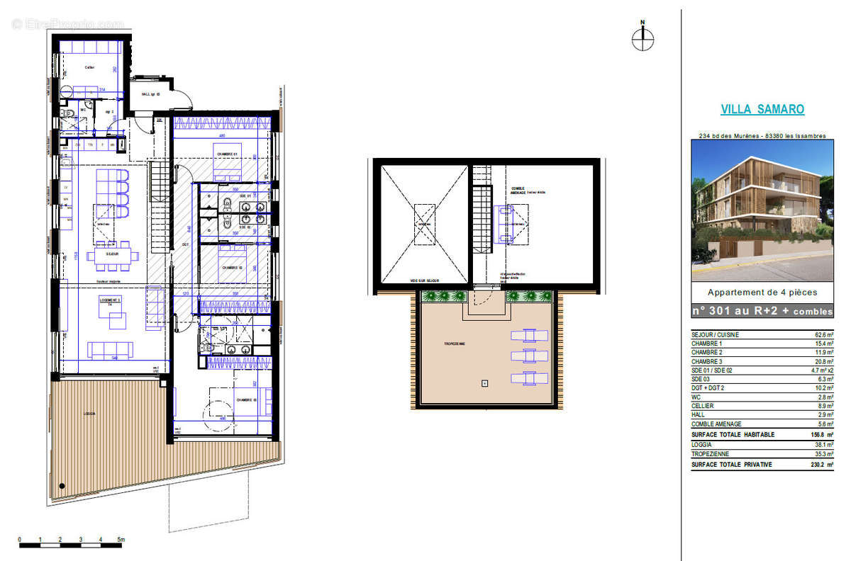 Appartement à LES ISSAMBRES