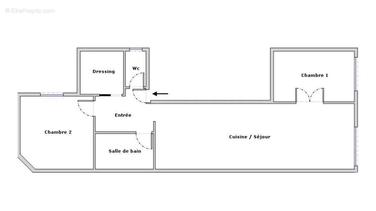 Appartement a louer asnieres-sur-seine - 3 pièce(s) - 59 m2 - Surfyn