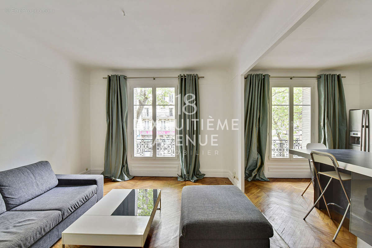 Appartement a louer paris-18e-arrondissement - 3 pièce(s) - 61 m2 - Surfyn