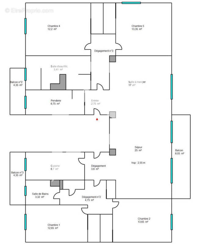 Appartement à RUEIL-MALMAISON