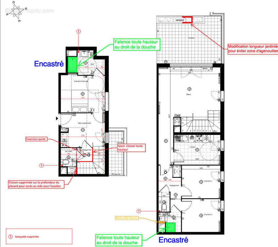 Appartement a louer bagneux - 5 pièce(s) - 97 m2 - Surfyn