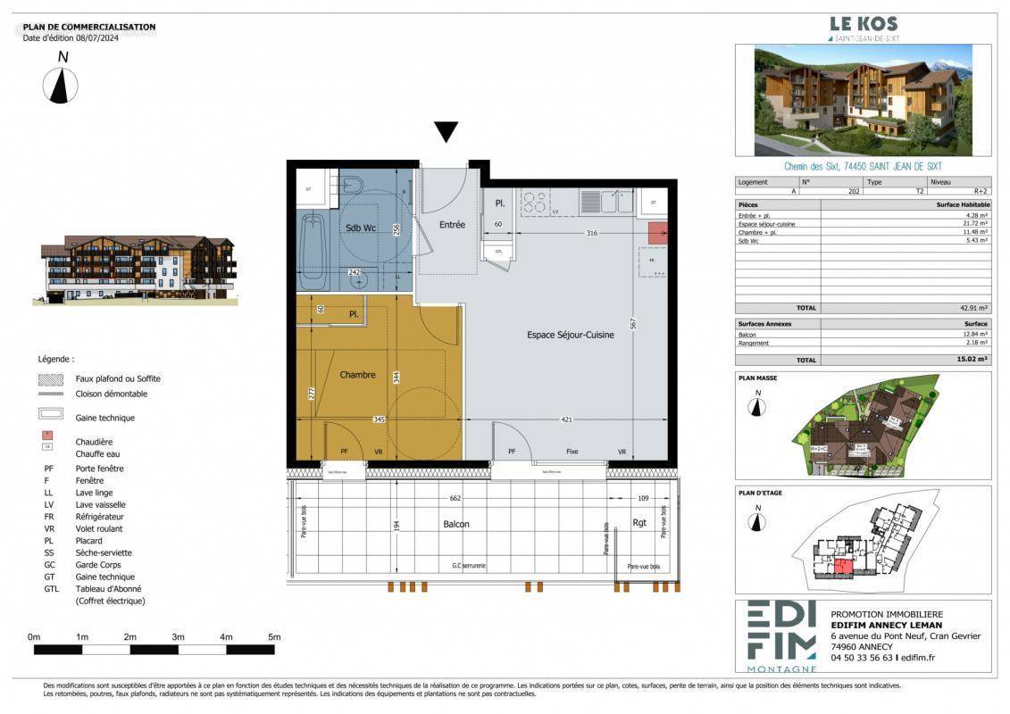 Appartement à SAINT-JEAN-DE-SIXT