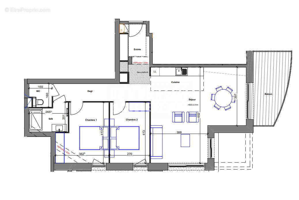 Appartement à PEISEY-NANCROIX