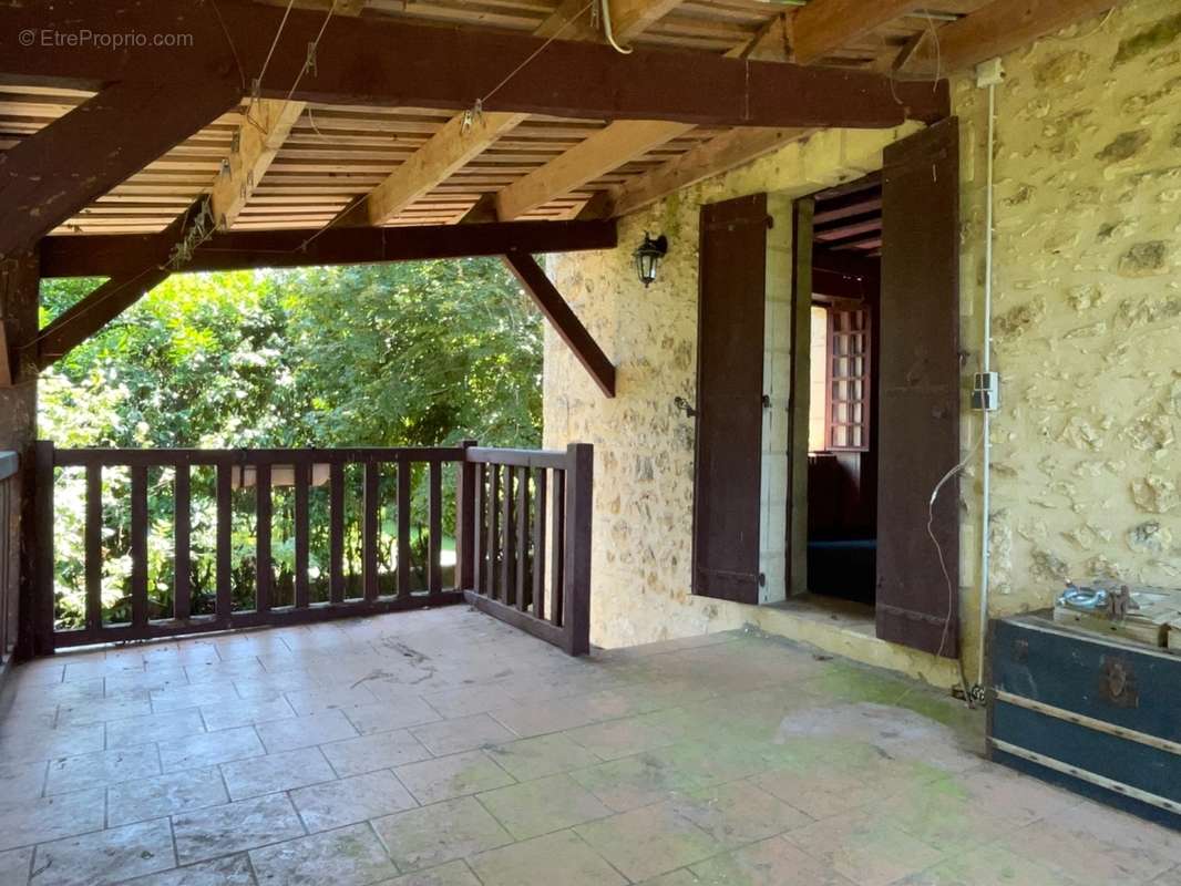 Terrasse à l&#039;étage donnant sur grand palier - Maison à TAMNIES