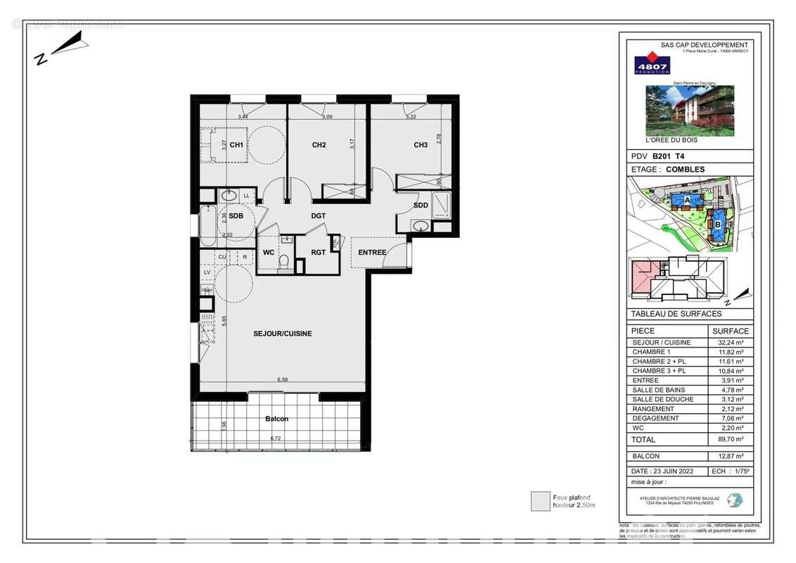 Appartement à SAINT-PIERRE-EN-FAUCIGNY