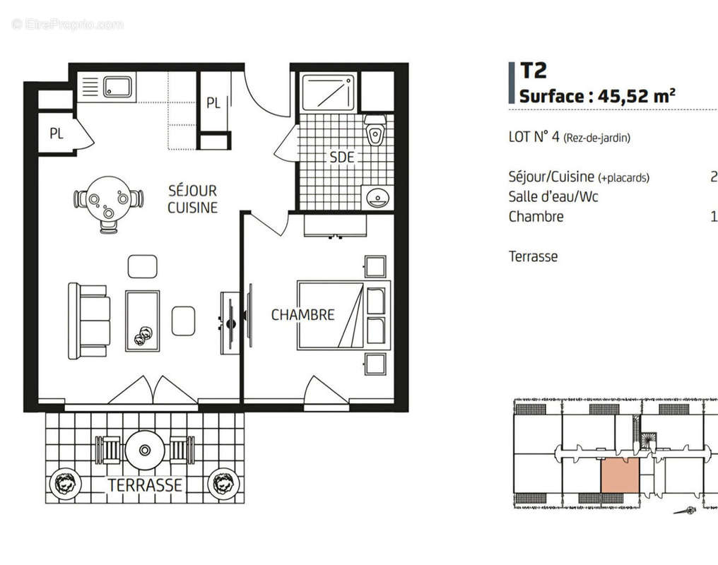 Appartement à QUIMPER