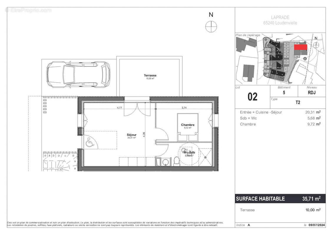 Appartement à LOUDENVIELLE