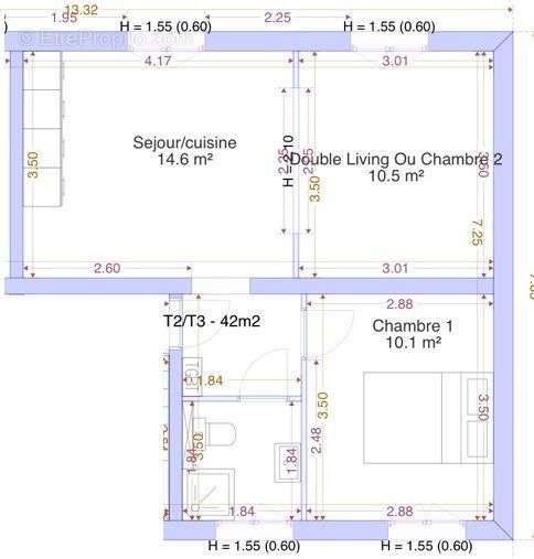 Appartement à ISSY-LES-MOULINEAUX