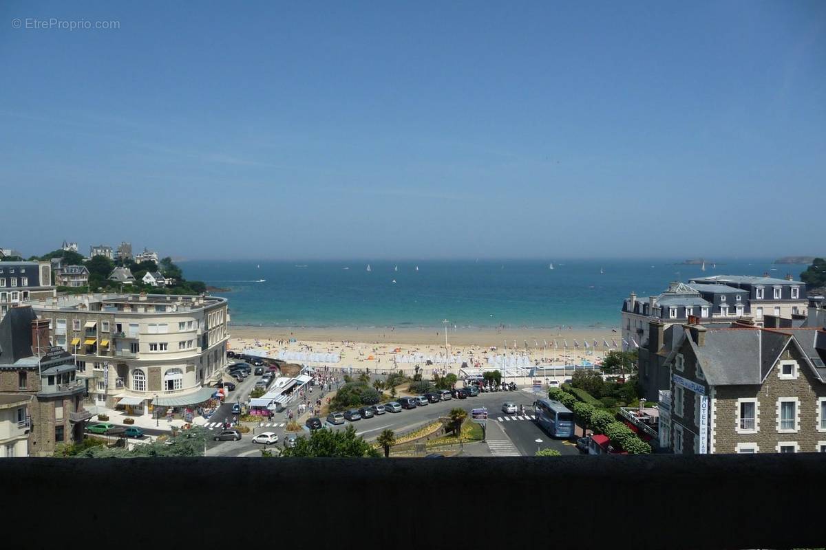 Vue depuis le balcon - Appartement à DINARD