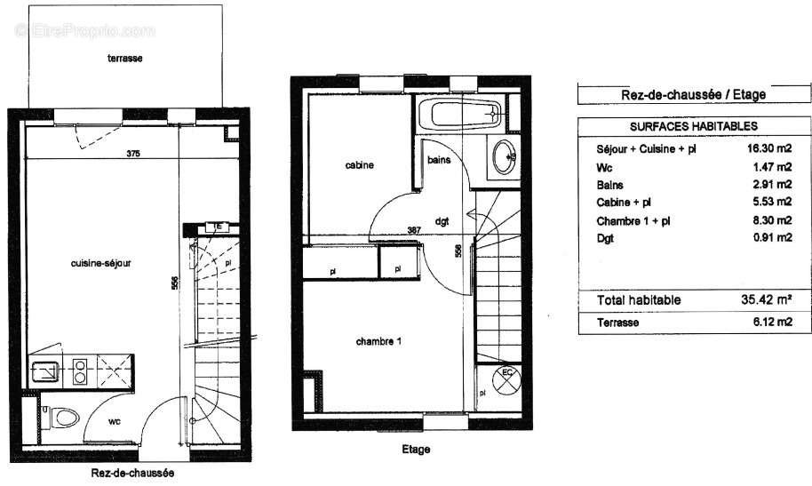 Appartement à MONTIGNAC