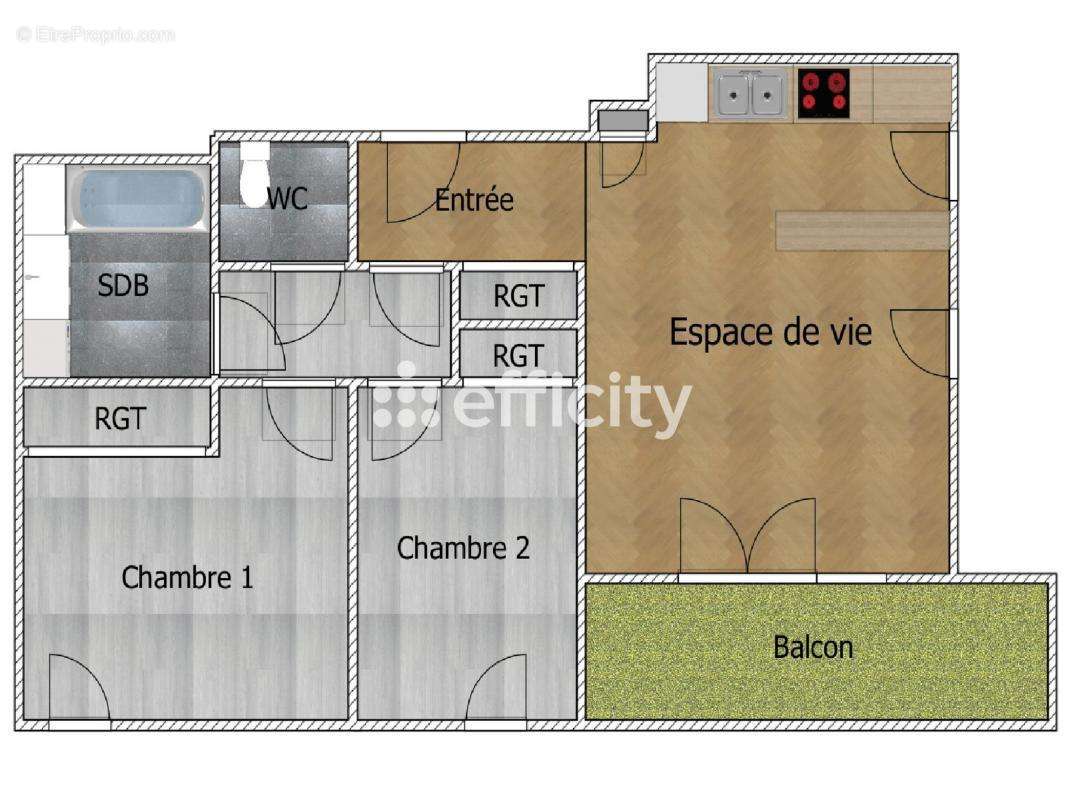 Appartement à COURDIMANCHE