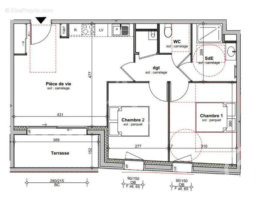 Appartement à SAINT-HILAIRE-DE-RIEZ