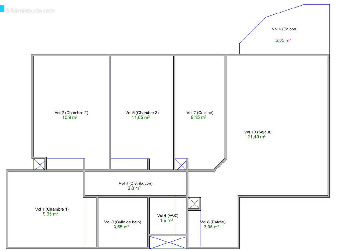 Appartement à DECINES-CHARPIEU