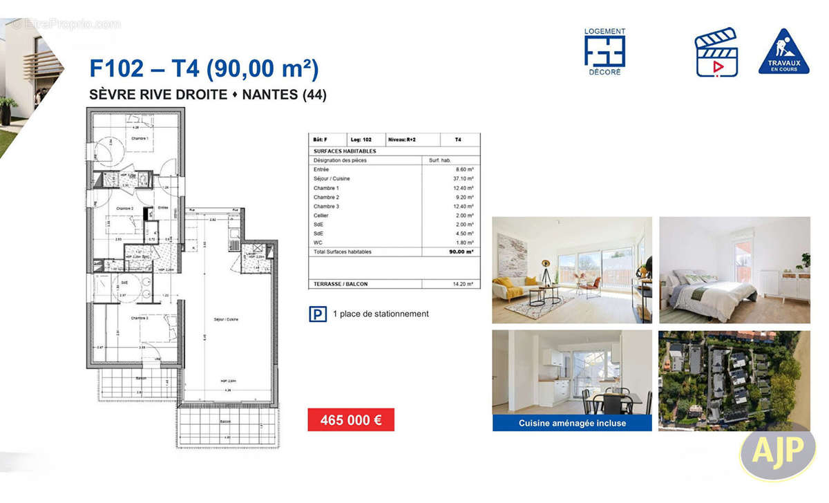 Appartement à NANTES