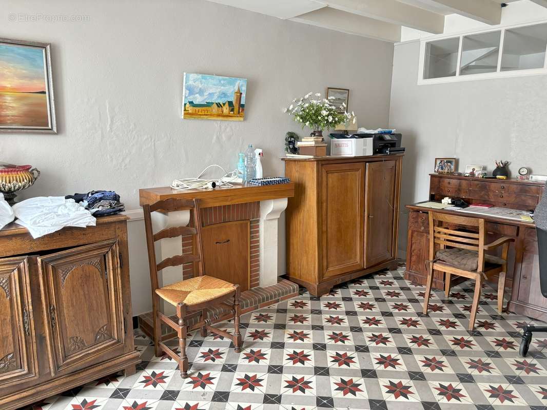 Le bureau ou chambre au RDC.  - Maison à SAINT-SAUVEUR-LE-VICOMTE