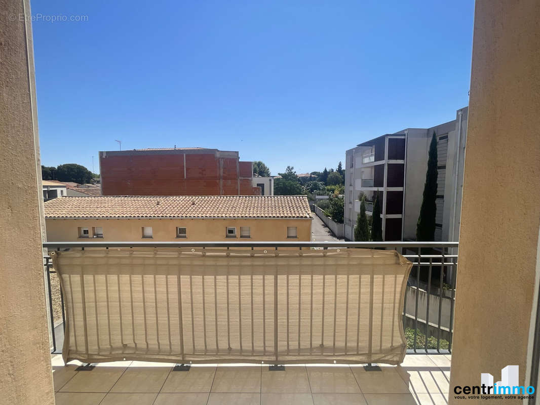 Montpellier Nord Ouest vente appartement F2 duplex Centrimmo balcon - Appartement à MONTPELLIER